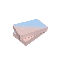 Boîtes en carton ondulé en matériaux recyclés - Emballage personnalisé écologique et biodégradable pour chaussettes et chaussures, impression UV