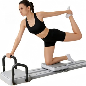 Planche d'exercice CZFIT pour la remise en forme à domicile avec <span class=keywords><strong>lit</strong></span> de relaxation et masseur corporel pour massage santé, musculation, planche de Pilates pliable unisexe - Product Image 3