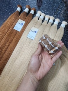 Vietnamese Remy Natural Hair Extensions <b>Top</b> Style Wave Ponytail Silk-Free Material Raw Human Hair Bundle with Free Sample - Product Image 5