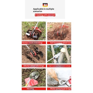 140F Backpack Four-Stroke GX35 Gasoline High-<b>Power</b> Lawn Mower Brush Cutter - Product Image 3