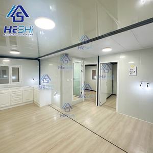 منزل جاهز للسكن من ألواح مسبقة الصنع بحاويات 20 و30 و40 قدمًا قابلة للتوسيع مع حمام خارجي - Product Image 5