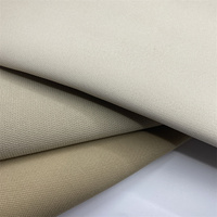 100% Polyester doux éponge daim tête d'affiche tissu largeur extensible Beige voiture plafond tissu pour voiture manteaux vêtement maison Textile canapé