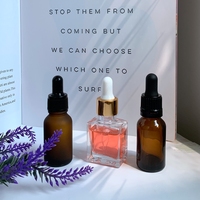 Vente en gros d'usine, flacon pulvérisateur en verre transparent personnalisé de 10 ml, 20 ml, 30 ml, 50 ml, 60 ml, 100 ml avec diffuseur pour huile essentielle