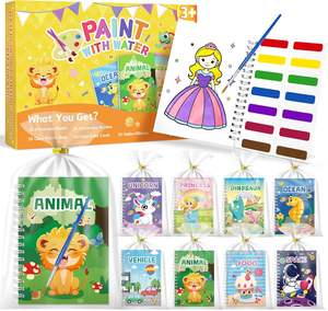 24 Libri da Colorare ad Acqua per Bambini, Regali per Feste, 3-5 Anni, <span class=keywords><strong>Carta</strong></span> Termica Mini in Blocco, per Bambini 4-8 Anni, Maschi e Femmine - Product Image 1