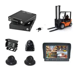 Sistem Kamera Forklift 1080P dengan WIFI 4G, Hingga 4 Saluran, dengan Tampilan & Perekaman Langsung