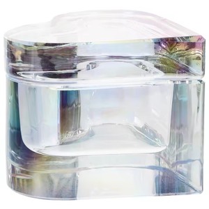 Nail <b>Brush</b> Cup Dish Cup Crystal Glass Nail Dish Cup <b>Smooth</b> Edge for Acrylic Manicure Dappen Bowl Lid Nail Liquid Powder - Product Image 4