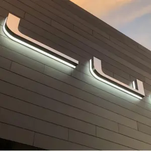 Halo beleuchtete Gebäudes childer Led Channel Letters Faszien schild für Multi Location Building Letter