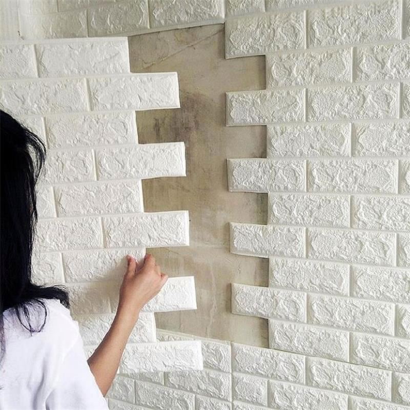 Penutup Dinding Bertekstur Modern, Tembok Styrofoam 3d Papan Dekorasi Dinding