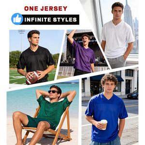 Blank Football Jersey Mesh Practice Plain Unisex Dry Fit Workout <b>Soccer</b> Shirt - Product Image 6