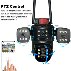 Anxinshi CCTV <span class=keywords><strong>Camera</strong></span> an ninh không dây Wifi PTZ <span class=keywords><strong>camera</strong></span> PTZ kiểm soát 20MP 10x hai cách âm thanh mạng 5 ống kính máy ảnh - Product Image 4