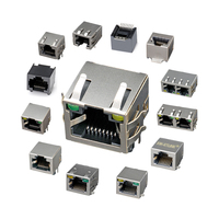 Connecteur Réseau Femelle 1 Port 8P8C Magnétique Modulaire RJ45 – Prise Ethernet RJ45 Femelle
