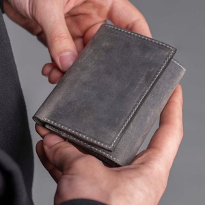 Custom Engraved <b>Wallet</b> Genuine Leather RFID Blocking Mens <b>Trifold</b> Leather <b>Wallet</b> - Product Image 1