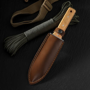 مقبض خشبي من الصلب المقاوم للصدأ 3cr13 عالي الجودة, أداة للحفر في الحديقة ، سكين هوري هوري الياباني مع الحقيبة الجلدية - Product Image 3