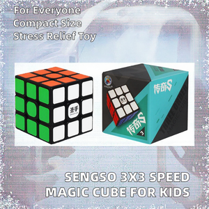 Cubo Mágico <span class=keywords><strong>Sengso</strong></span> Mini 3*3*3 Serie Legend S, Juego de Rompecabezas de Velocidad y Precisión para Niños, Juguete Antiestrés - Product Image 5