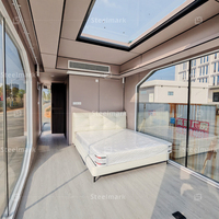 Maisons Mobiles Capsule Spatiale Maison Préfabriquée Tiny Houses sur Roues