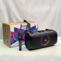 Altavoces Inalámbricos para Karaoke Portátiles de Alta Calidad, Recién Llegados, Gran Venta, para el Hogar y Exteriores, 1 Micrófono, 100 W, LED RGB, Compatibles con Computadoras