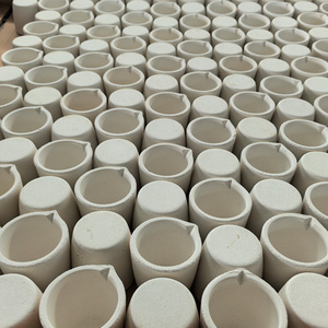 Crisol de Cerámica para Laboratorio de Alta Temperatura de <span class=keywords><strong>70</strong></span>*<span class=keywords><strong>70</strong></span> mm con Boquilla - Product Image 5