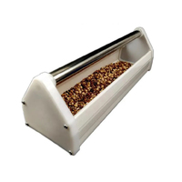 Mangeoire automatique rotative en acier inoxydable de plusieurs tailles, certifiée CE, pour oiseaux, abreuvoir pour cailles, bol à nourriture durable, mangeoire pour pigeons