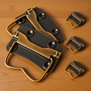 Poignées de meubles modernes en acier inoxydable durables pour armoire, commode, tiroir, coffre – Remplacement facile au design carré - Product Image 6