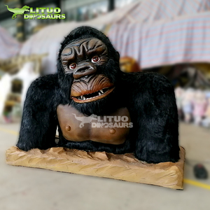 Centro comercial con animales, Centro de atracciones, animatrónico, realista, modelo de gorila - Product Image 2