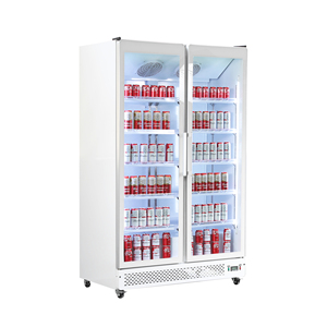 Linkool Frigobares Boisson Affichage Refroidisseur Bière Froide Affichage Réfrigérateur Fleur Show Cabinet Commercial Vertical Porte En Verre Réfrigérateur - Product Image 2