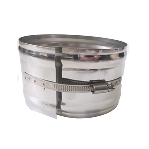 Fabbrica camino tubo camino stufa tubo ammortizzatore 6 "<span class=keywords><strong>ghisa</strong></span> stufa tubo doppia parete - Product Image 3