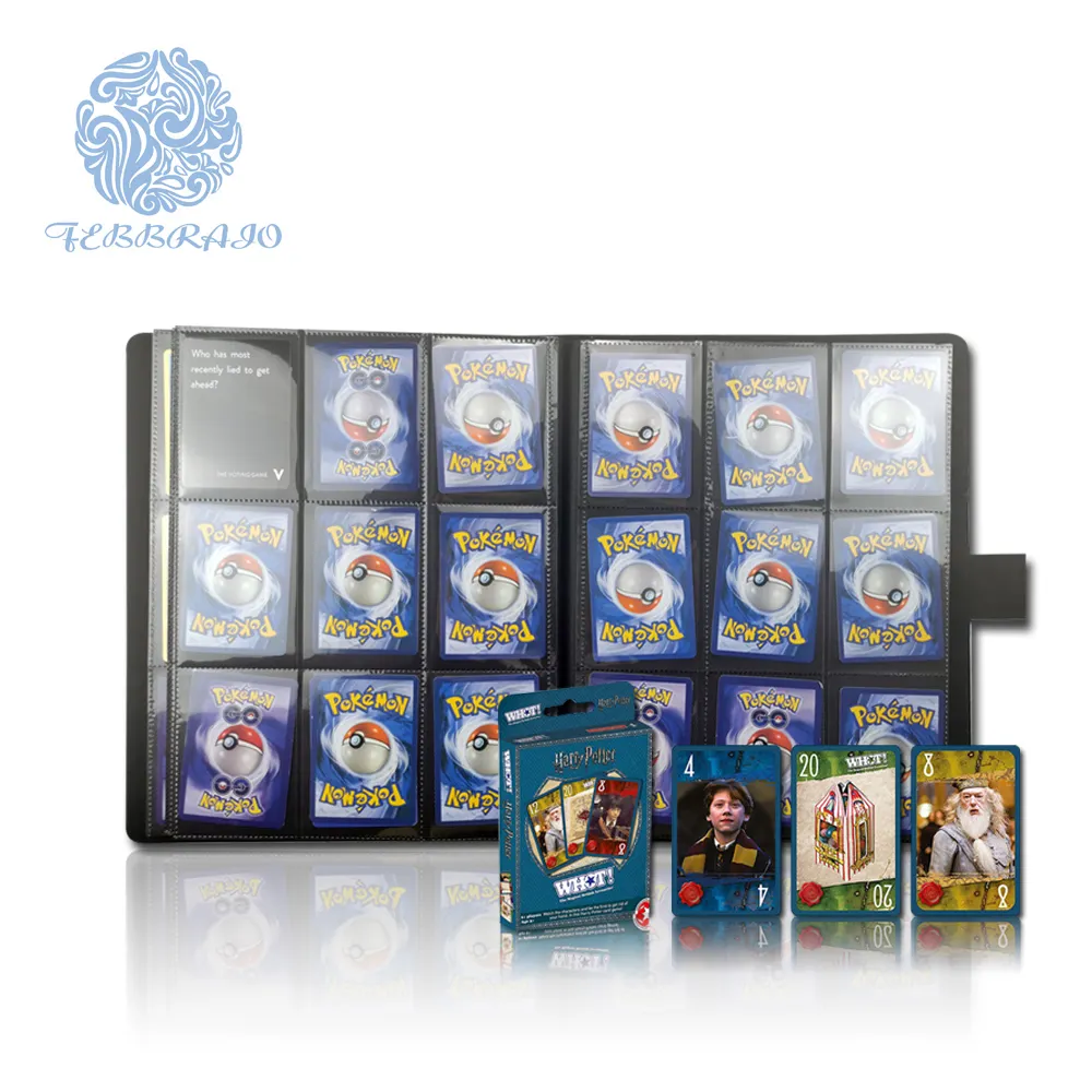 Gameカードアルバム20枚プレミアム9ポケットページポケモンカードのためプロテクターと魔法収集カード