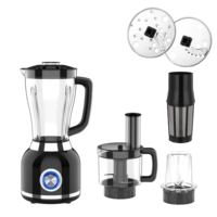 Mixer Grinder Blender Dengan Harga Murah Untuk Penggunaan Rumah Tangga Bahan Stainless Steel 4 In1 938 Dengan Wadah Kaca/PC/PS/SS