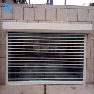 Volet roulant électrique en polycarbonate avec porte transparente Lavage de voiture en PVC pour la cuisine et l'extérieur Surface finie - Product Image 3