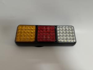 10-30V 직사각형 테일 라이트 고휘도 75 LED 트럭 트레일러 후방 정지 역 지시등 램프 캠핑카 버스 밴 - Product Image 2