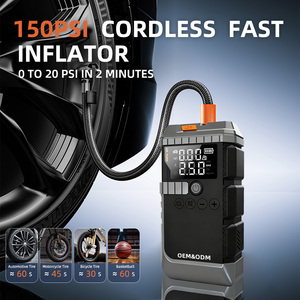 Arrancador de Coches Portátil 4 en 1 OEM/ODM, 1200A 12V, Carga Rápida, Luz LED, Inflador de Neumáticos 150PSI, <span class=keywords><strong>Kit</strong></span> de Emergencia para Coche, Motocicleta, Camión - Product Image 4