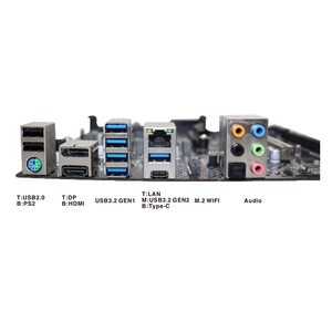 Carte mère de jeu Esonic B550 AM4 mATX carte mère 2.5G LAN, Type C USB3.2 Gen 2 DP M.2 WIFI pour processeurs AMD 3000,4000,5000 - Product Image 4