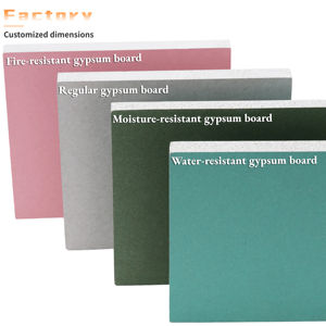 המחיר הטוב ביותר עמיד למים לוח gypsum מחיצה רגילה לחות אקוסטית פנים לוח gypsum תקרת חדר שינה - Product Image 5