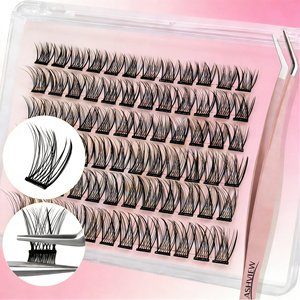 Kit <span class=keywords><strong>de</strong></span> Extensión <span class=keywords><strong>de</strong></span> Pestañas 3D al por Mayor, Pestañas Segmentadas en Racimo, Logotipo Personalizado, Marca Privada, Material MINK, Resistente al Agua - Product Image 2