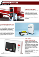 Nouvelle machine de découpe laser à fibre portable de type portique 1313T, découpeuse laser industrielle CNC, refroidissement par eau, traitement de tôles métalliques
