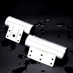 Pied de meuble 50 mm en tube de fer chromé à extrémités scellées, robuste, contemporain, pour usage domestique, idéal pour canapé, table basse, armoire - Product Image 1