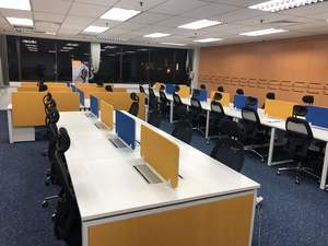 Mesa de Trabajo modular para 4 personas, muebles de oficina modernos, gran oferta - Product Image 6