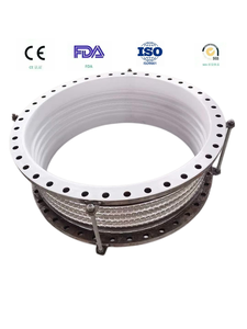 Aitep BEJ <span class=keywords><strong>Joint</strong></span> de dilatation flexible en acier au carbone résistant à la corrosion avec soufflet métallique entièrement recouvert de PTFE PN10-PN40 - Product Image 1
