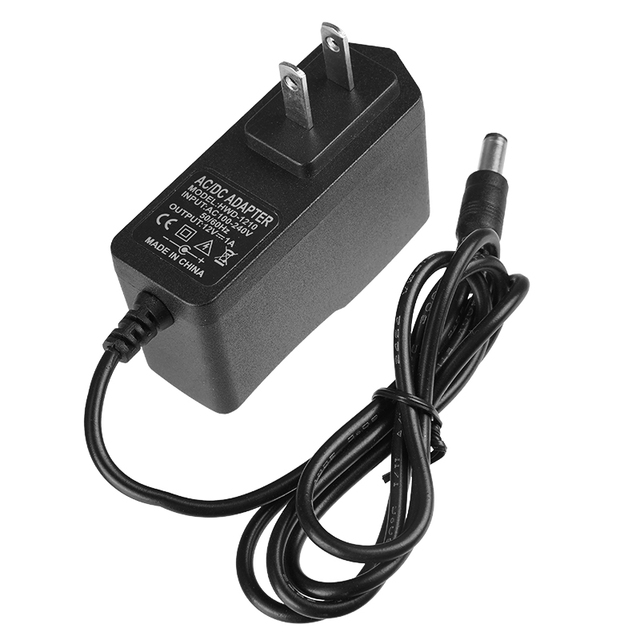 US Plug Adapters for Phone Chargers AC DC Power Adapter for Router Camera TV 3V 6V 7V 9V 12V 1A 1.5A 2A Output 12W Connection