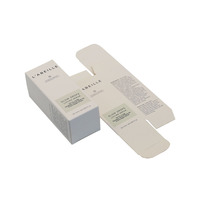 Emballage spécial texturé pliable de luxe de haute qualité avec insert produit de beauté cosmétique vernis à ongles huile papier kraft boîte à cartes