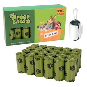 Sacs à déchets pour animaux de compagnie jetables, compacts, écologiques, à fermeture rapide, en rouleau sans noyau - Product Image 1