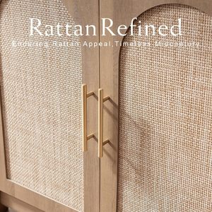 Gỗ cong tủ kệ sách-Tủ trưng bày giữa thế kỷ cao, tủ sách tròn với cửa mây, lưu trữ Kệ mở - Product Image 5