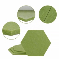 Vente chaude 9mm 10mm 12mm RPET Panneau de feutre acoustique pour Textiles de maison Feutre pour animaux de compagnie non tissé vert coloré