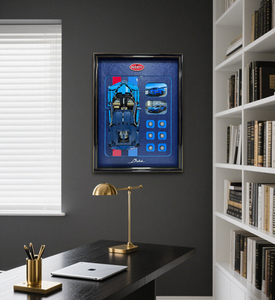 Mô hình xe hơi hợp kim chất liệu nhựa hiện đại chất lượng cao, khung ảnh ba chiều treo tường làm quà tặng sinh nhật - Product Image 6