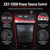 Chaowei ZX7 1250 Poste à souder à l'arc à onduleur, haute intensité, robuste, machine de soudage industrielle, performance stable pour le travail des métaux