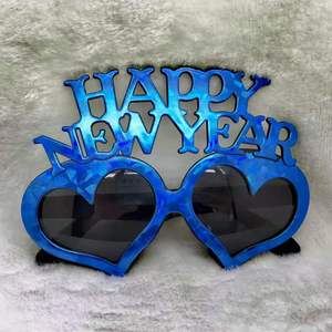 PAFU <span class=keywords><strong>capodanno</strong></span> Party Party bombour Photo Booth oggetti di scena Happy New Year Heart Eyeglasses Sunglasses - Product Image 6