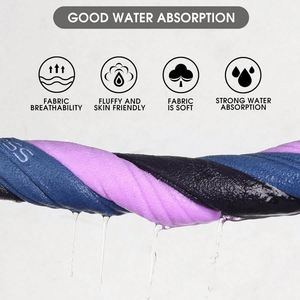 Toalla Deportiva Absorbente de Microfibra con Logotipo Personalizado, con Capucha Antideslizante para Ejercicio, Tamaño Grande 40X95cm - Product Image 5