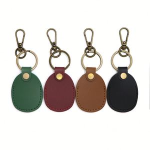 Wholesale Smart Durable Pu Leather Holder Keychain <b>Access</b> <b>Control</b> <b>Card</b> Id Badge Protective Case - Product Image 2