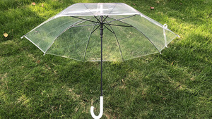 Parapluie transparent en polyester imprimé UV pour événements promotionnels, auvent durable, affichage de marque, cadeaux promotionnels - Product Image 4