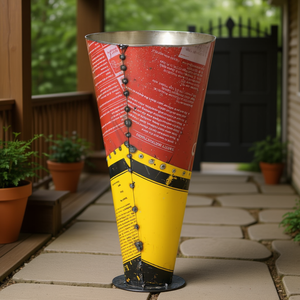 Parasol Metálico Multicolor Decorativo para Exterior, Estructura Independiente de Una Sola Pieza con Acabado en Polvo - Product Image 2